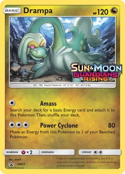 SM Black Star Promos Drampa Pokémon card